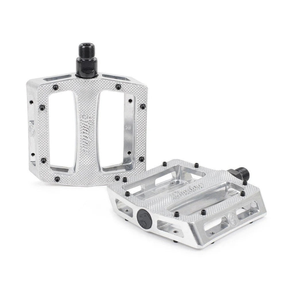 Shadow Conspiracy Metal Alloy Unsealed Pedals - Raw Polish - UrbanCycling.com