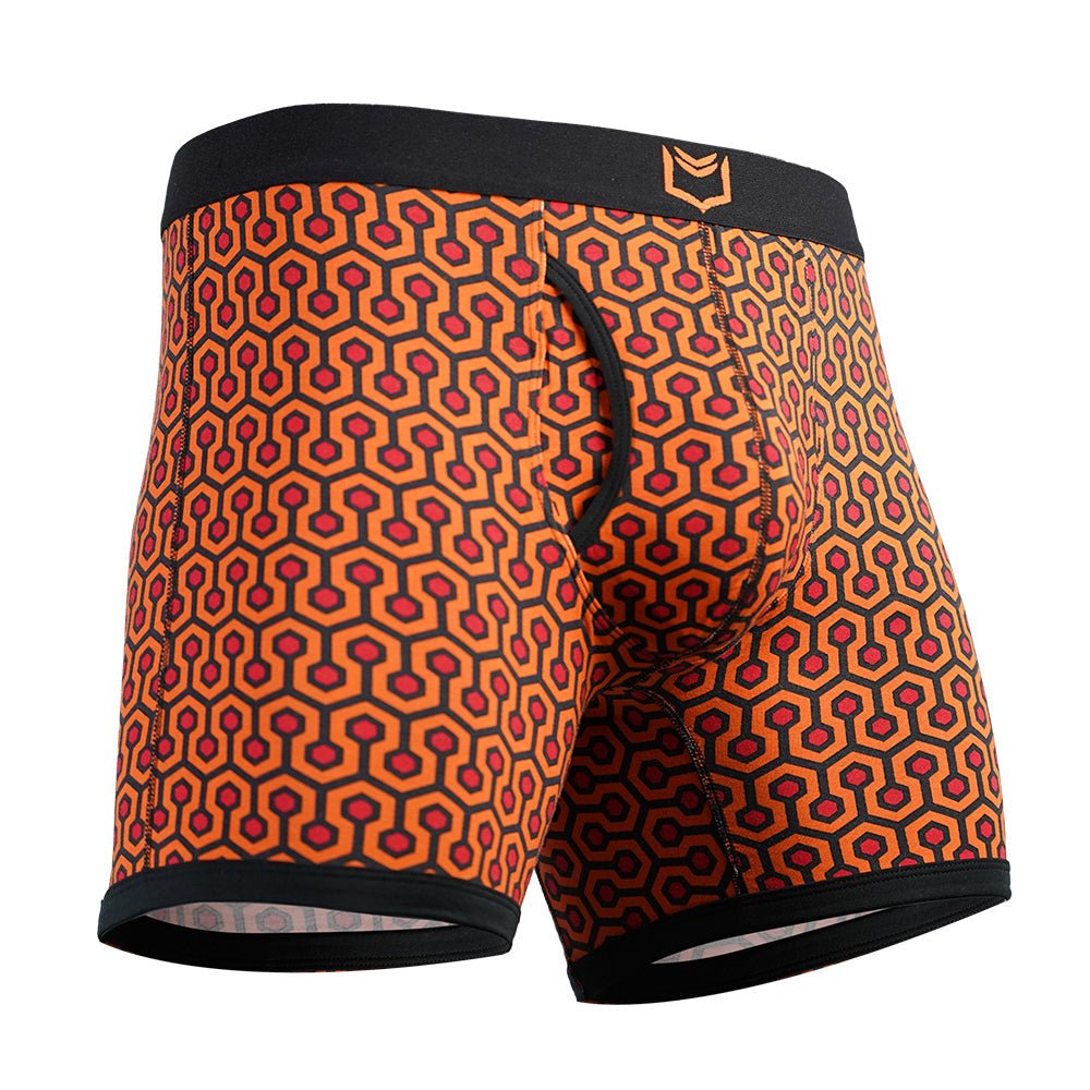 SHEATH 4.0 Bamboo Hexagon Men's Dual Pouch Boxer Brief - UrbanCycling.com