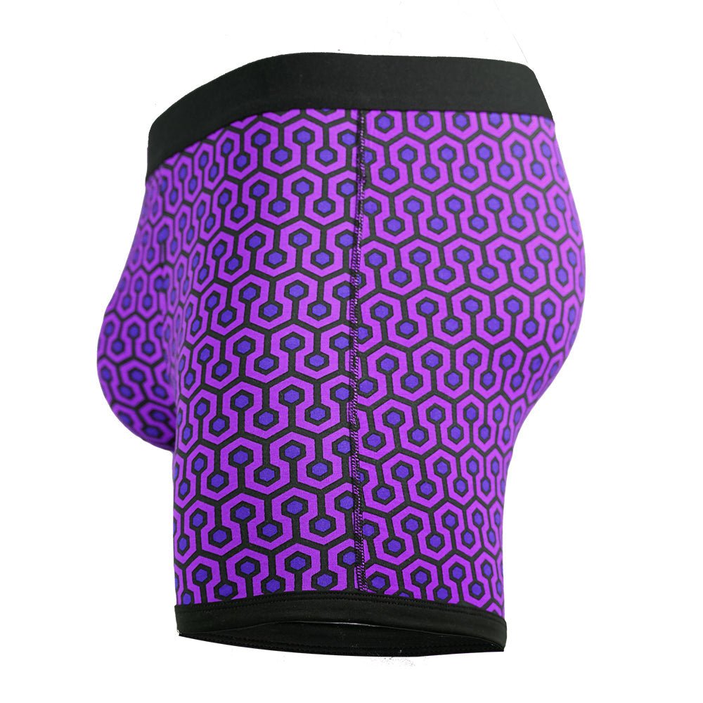SHEATH 4.0 Bamboo Hexagon Men's Dual Pouch Boxer Brief - UrbanCycling.com