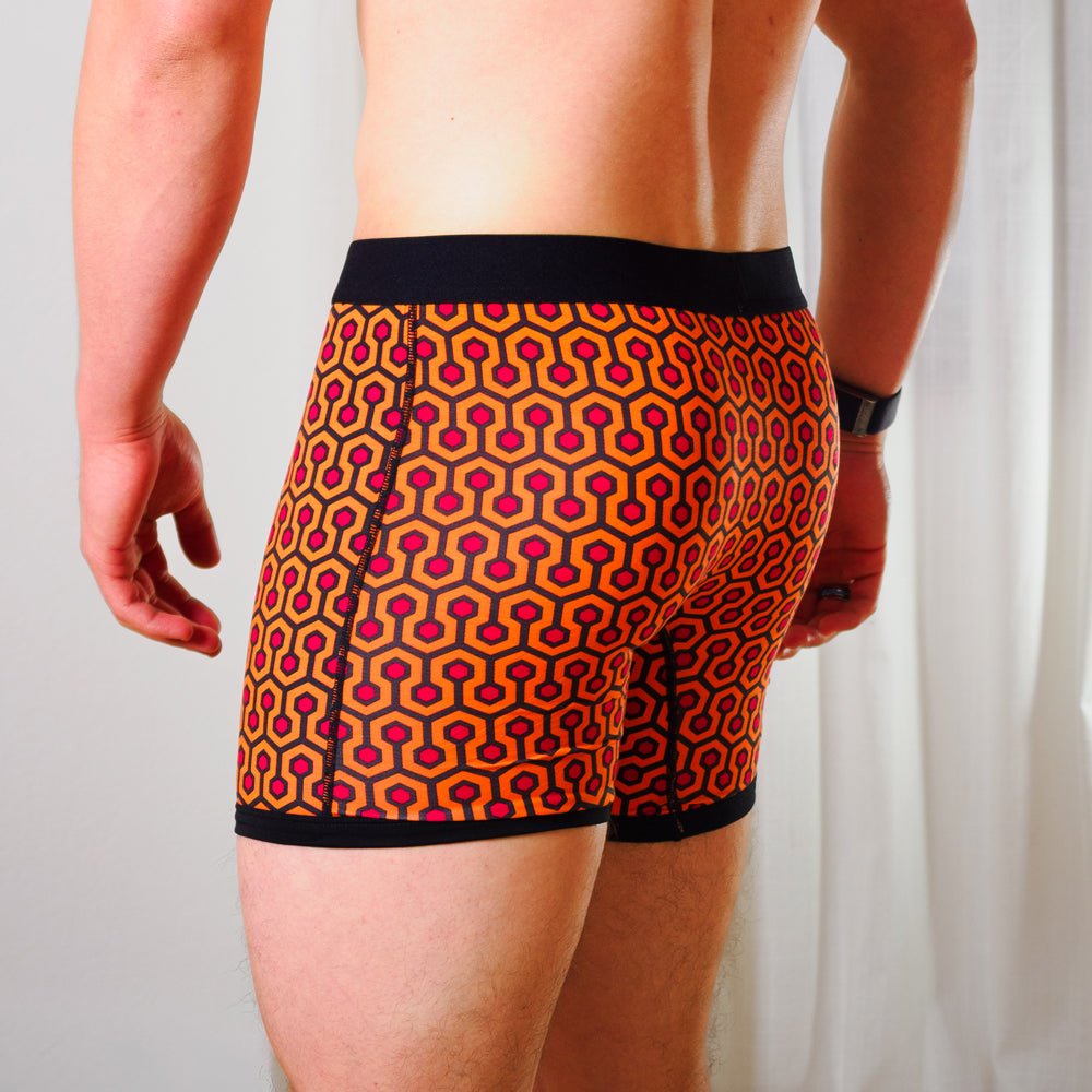 SHEATH 4.0 Bamboo Hexagon Men's Dual Pouch Boxer Brief - UrbanCycling.com
