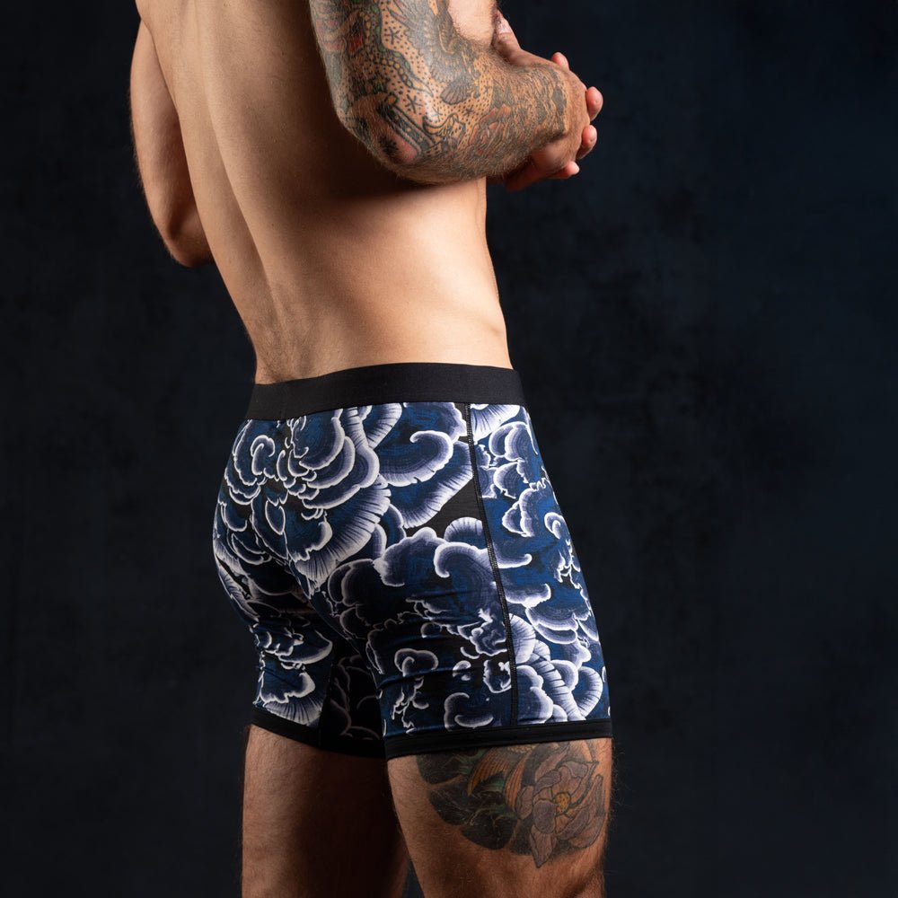 SHEATH 4.0 Bamboo Trametes Men's Dual Pouch Boxer Brief - UrbanCycling.com