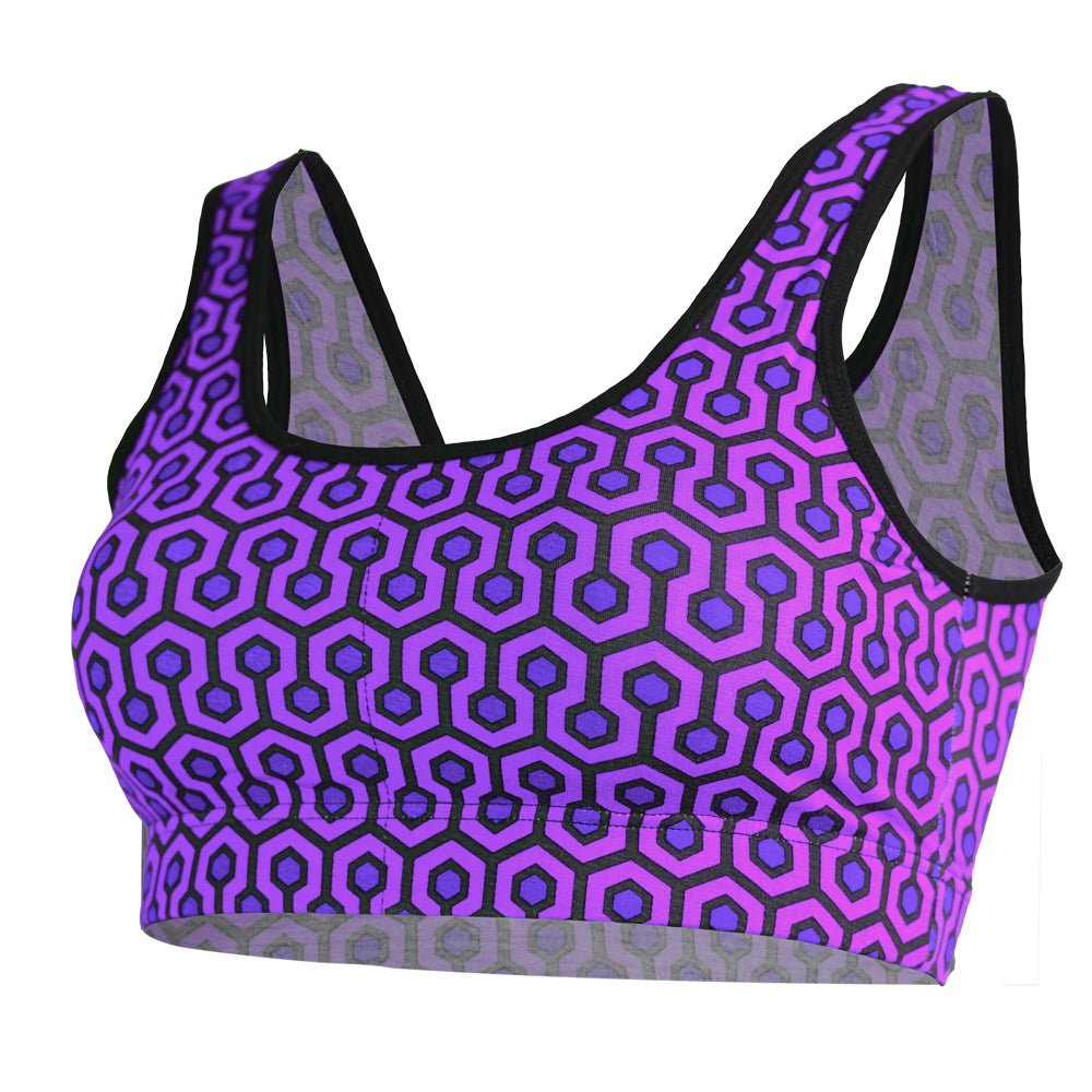 SHEATH Bamboo Hexagon Padded Comfort Bralette - UrbanCycling.com