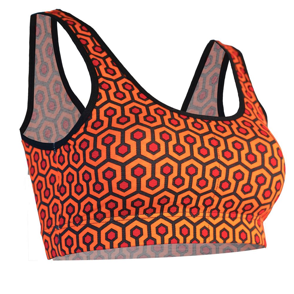 SHEATH Bamboo Hexagon Padded Comfort Bralette - UrbanCycling.com