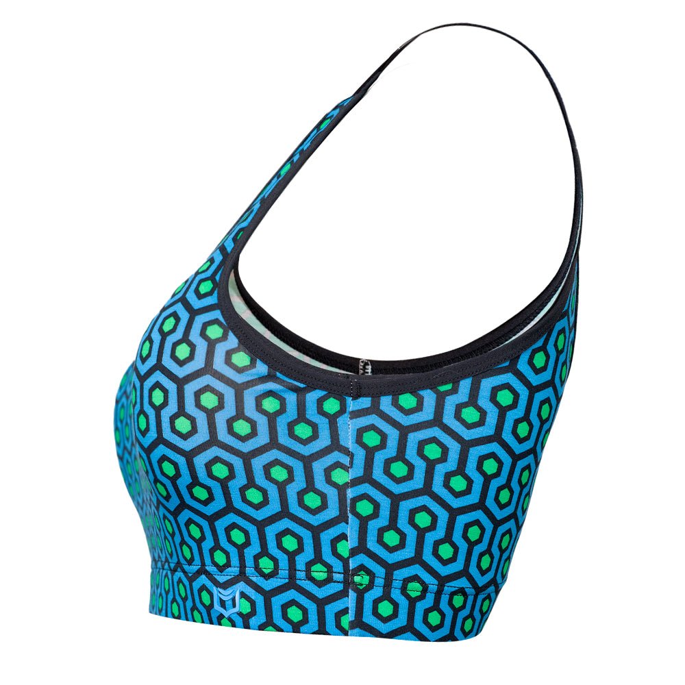 SHEATH Bamboo Hexagon Padded Comfort Bralette - UrbanCycling.com