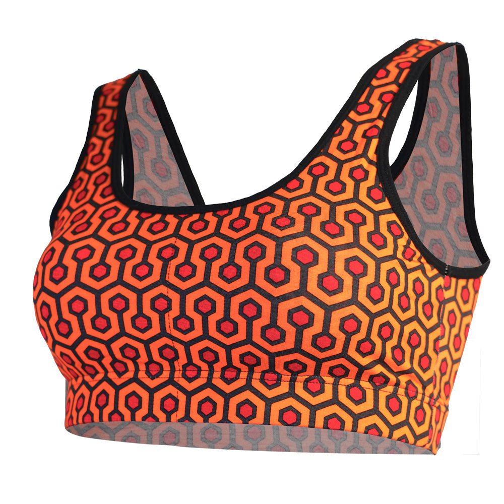 SHEATH Bamboo Hexagon Padded Comfort Bralette - UrbanCycling.com