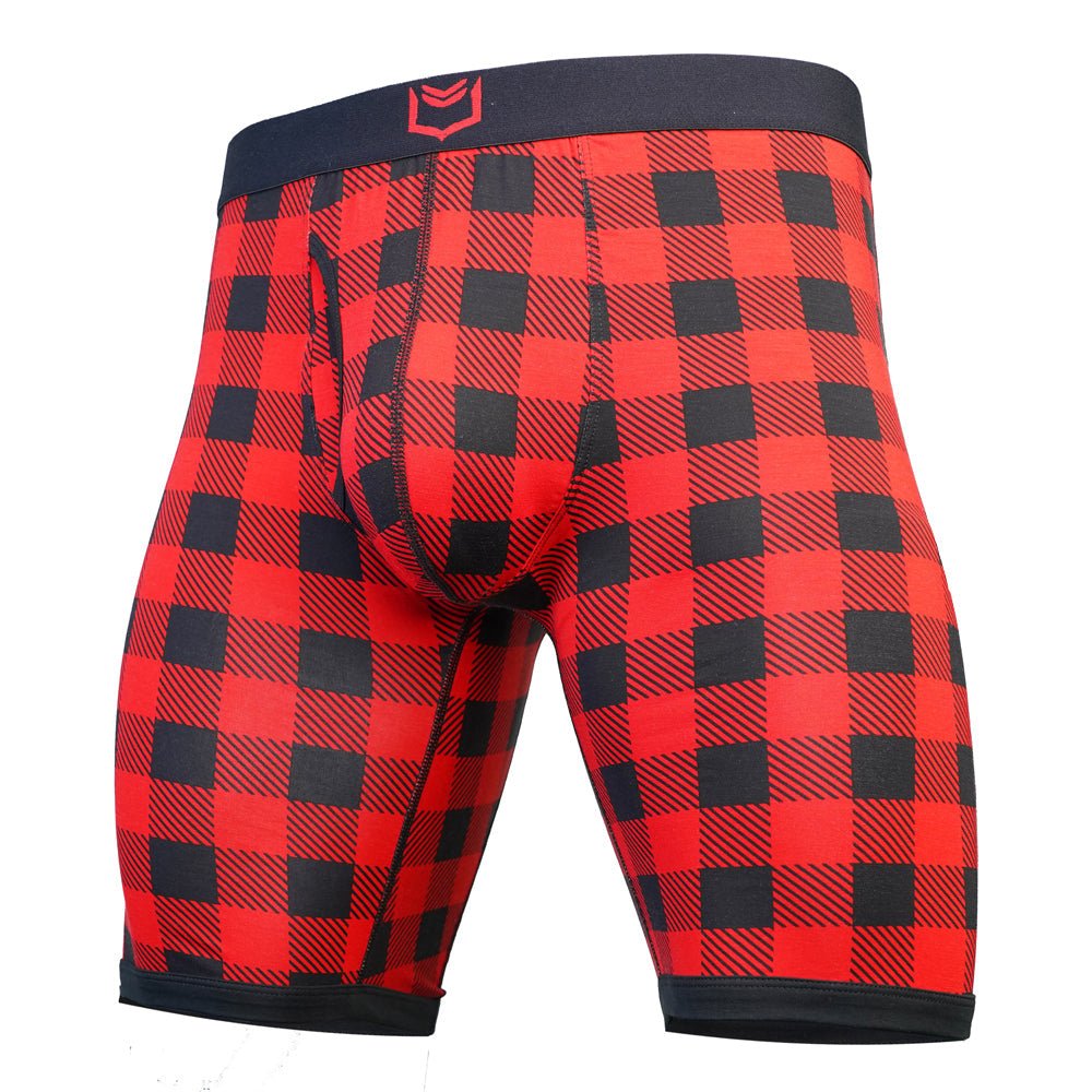 SHEATH V Bamboo Men's 8" Sports Performance Boxer Brief - UrbanCycling.com