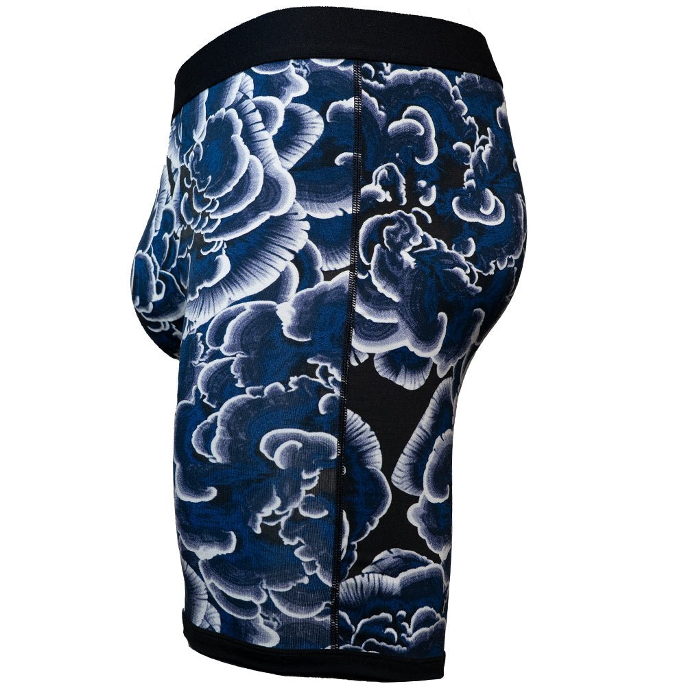 SHEATH V Bamboo Trametes Men's 8" Sports Performance Boxer Brief - UrbanCycling.com