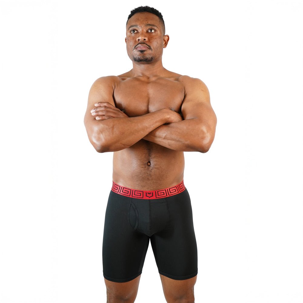 SHEATH V Men's 8" Sports Performance Boxer Brief 3 Pack - UrbanCycling.com