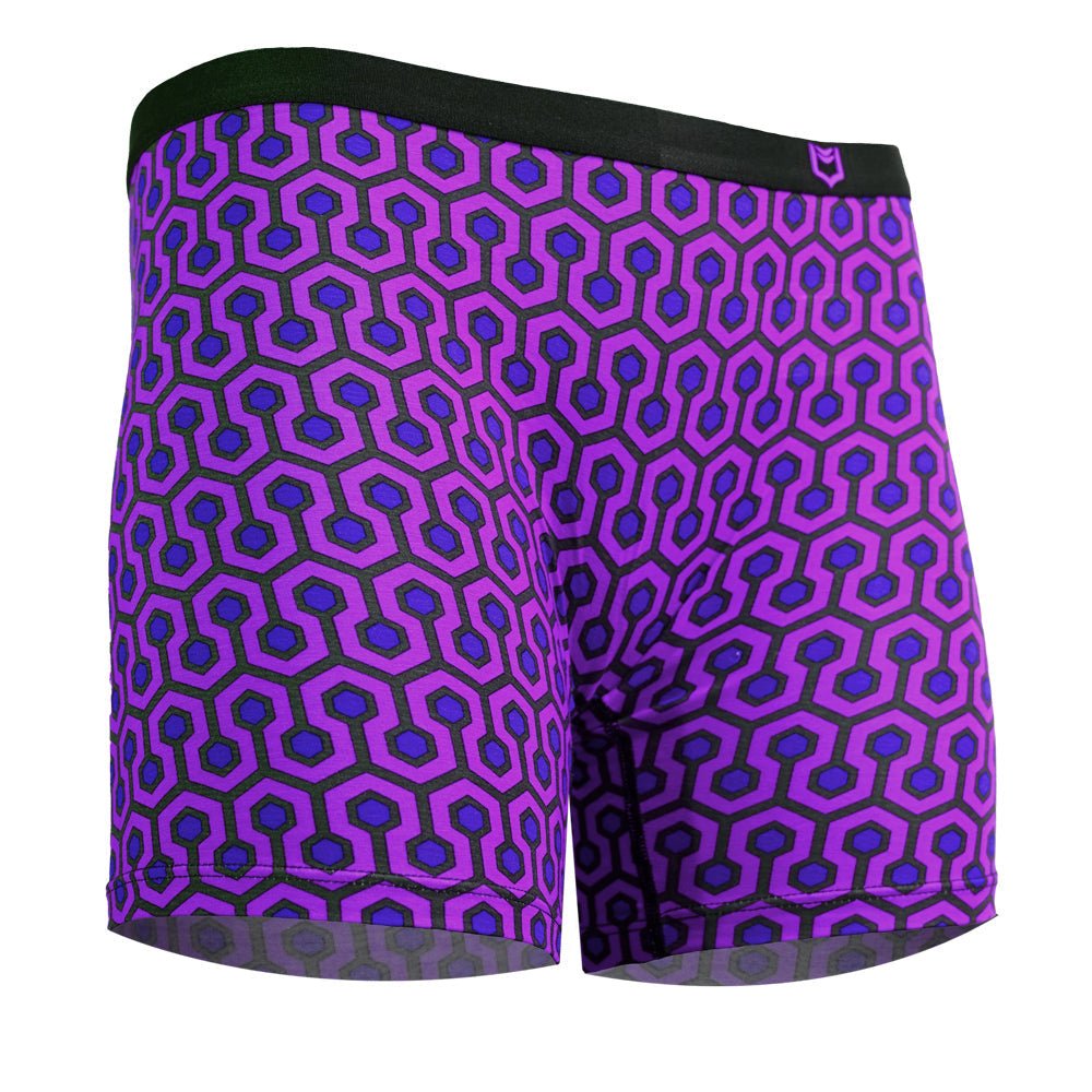 SHEATH Women's Bamboo Hexagon Long Leg Boxer Brief - UrbanCycling.com