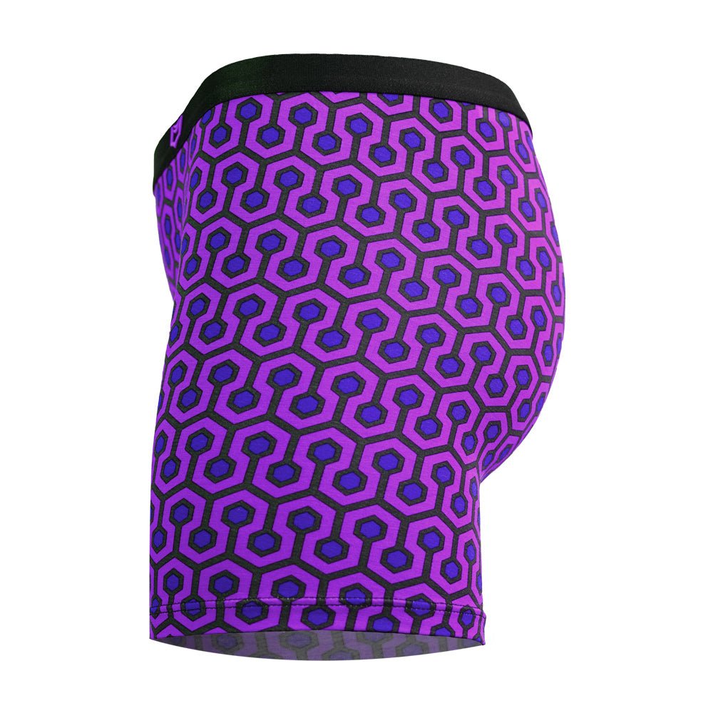 SHEATH Women's Bamboo Hexagon Long Leg Boxer Brief - UrbanCycling.com