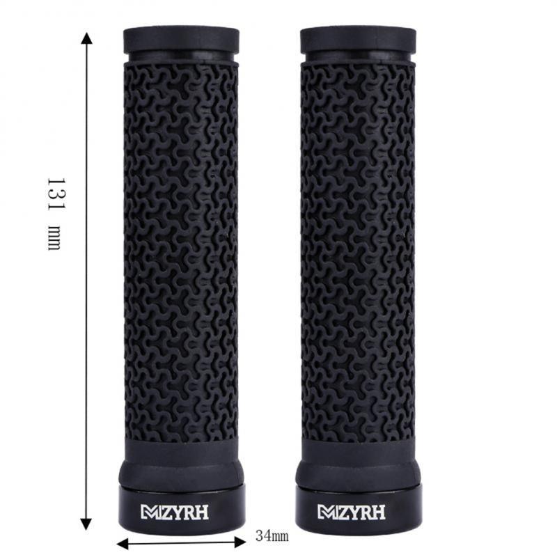 Shock Absorption Mountain Road Cycling Bike Bicycle Handlebar Cover Grips Smooth Soft Rubber Anti - slip Handle Grip Lock Bar End Premium Bike Handlebar Grips Single Lock - on Bike Grips Professional Mountain Bicycle Handlebar Locking Grips - UrbanCycling.com