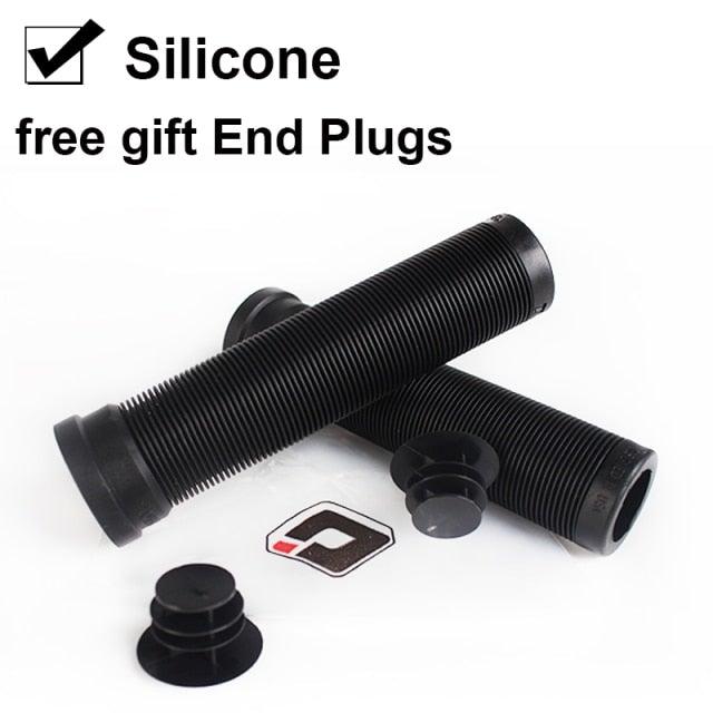 Silicone Bicycle Grips Road Bike Handlebar Grip With Rubber Handle Bar End Plug Bicycle Silicone Foam Grips Memory Foam Technology And Ergonomic Design Anti - Slip Shockproof And Weather Resistant Bicycle Handles - UrbanCycling.com