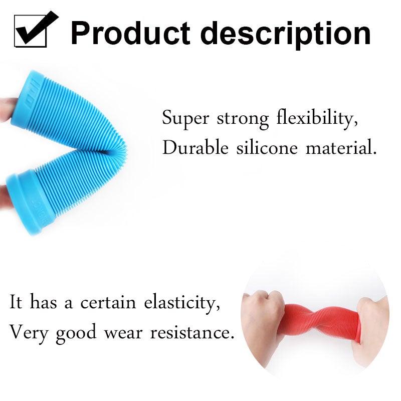 Silicone Bicycle Grips Road Bike Handlebar Grip With Rubber Handle Bar End Plug Bicycle Silicone Foam Grips Memory Foam Technology And Ergonomic Design Anti - Slip Shockproof And Weather Resistant Bicycle Handles - UrbanCycling.com