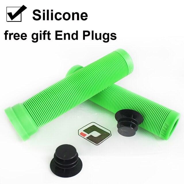 Silicone Bicycle Grips Road Bike Handlebar Grip With Rubber Handle Bar End Plug Bicycle Silicone Foam Grips Memory Foam Technology And Ergonomic Design Anti - Slip Shockproof And Weather Resistant Bicycle Handles - UrbanCycling.com
