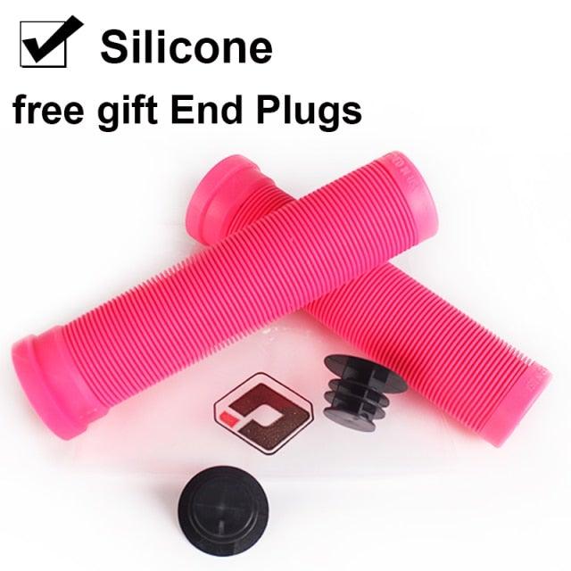 Silicone Bicycle Grips Road Bike Handlebar Grip With Rubber Handle Bar End Plug Bicycle Silicone Foam Grips Memory Foam Technology And Ergonomic Design Anti - Slip Shockproof And Weather Resistant Bicycle Handles - UrbanCycling.com