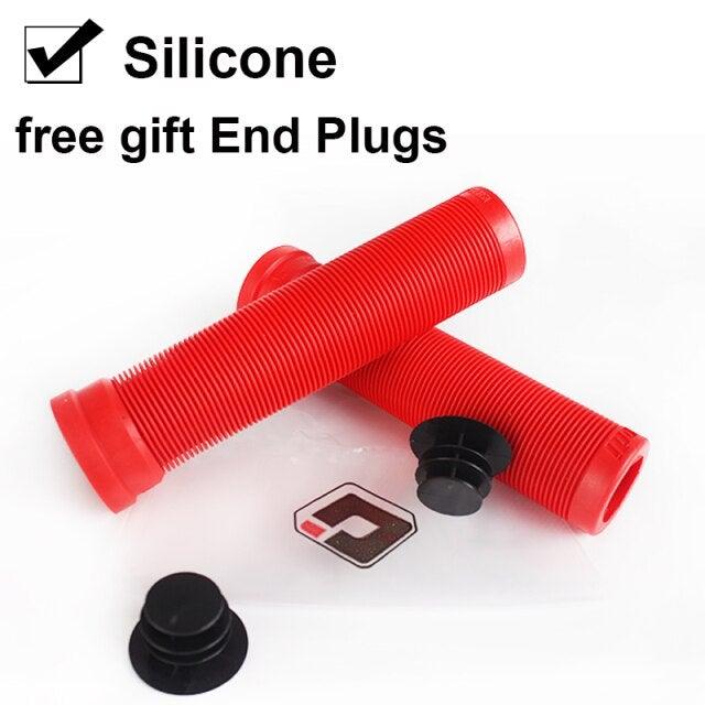 Silicone Bicycle Grips Road Bike Handlebar Grip With Rubber Handle Bar End Plug Bicycle Silicone Foam Grips Memory Foam Technology And Ergonomic Design Anti - Slip Shockproof And Weather Resistant Bicycle Handles - UrbanCycling.com