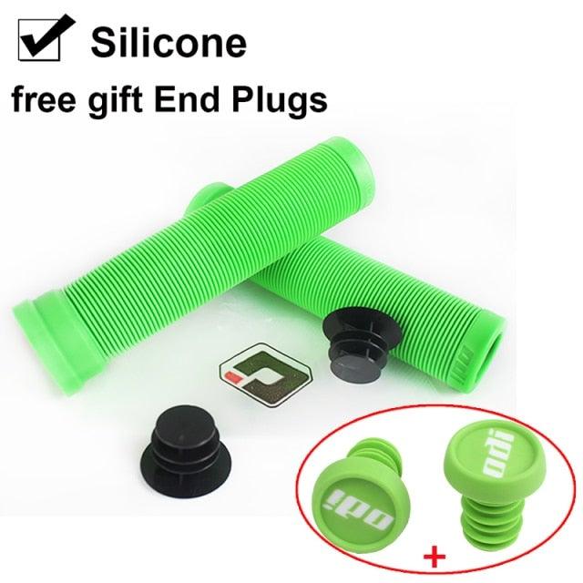 Silicone Bicycle Grips Road Bike Handlebar Grip With Rubber Handle Bar End Plug Bicycle Silicone Foam Grips Memory Foam Technology And Ergonomic Design Anti - Slip Shockproof And Weather Resistant Bicycle Handles - UrbanCycling.com