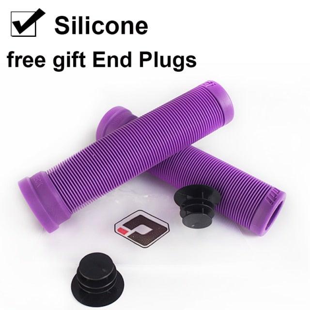 Silicone Bicycle Grips Road Bike Handlebar Grip With Rubber Handle Bar End Plug Bicycle Silicone Foam Grips Memory Foam Technology And Ergonomic Design Anti - Slip Shockproof And Weather Resistant Bicycle Handles - UrbanCycling.com
