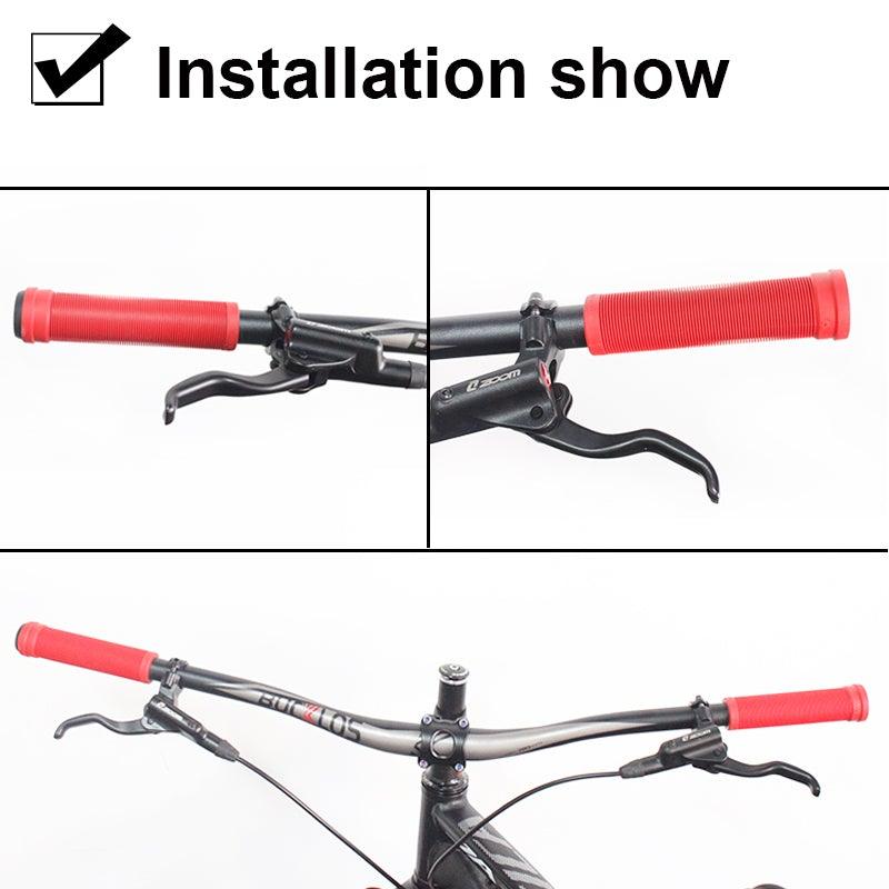 Silicone Bicycle Grips Road Bike Handlebar Grip With Rubber Handle Bar End Plug Bicycle Silicone Foam Grips Memory Foam Technology And Ergonomic Design Anti - Slip Shockproof And Weather Resistant Bicycle Handles - UrbanCycling.com