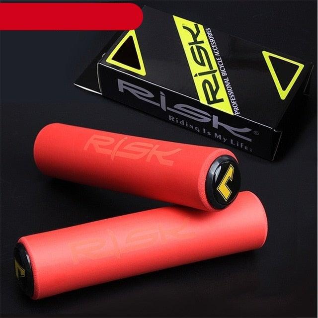 Silicone Bike Bicycle Grips Sponge Handlebar Soft Ultralight Grips Brake Grips Silicone Glove Handle Soft Sponge Non - Slip Bicycle Handle With End Holding Shock Resistance Absorbent Comfortable Design - UrbanCycling.com