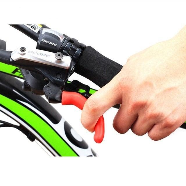 Silicone Bike Bicycle Grips Sponge Handlebar Soft Ultralight Grips Brake Grips Silicone Glove Handle Soft Sponge Non - Slip Bicycle Handle With End Holding Shock Resistance Absorbent Comfortable Design - UrbanCycling.com