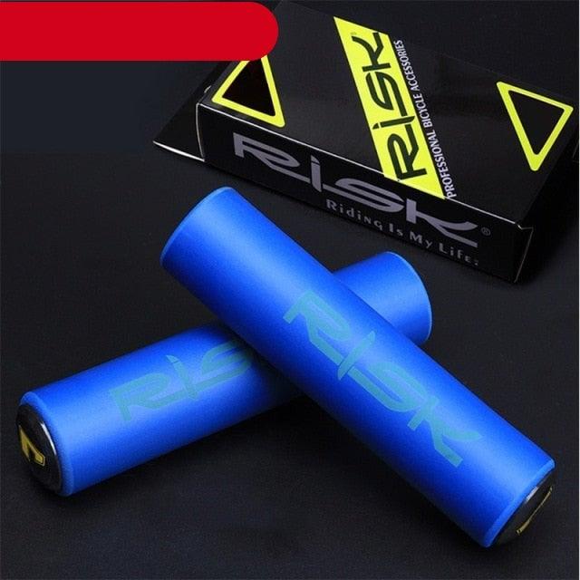 Silicone Bike Bicycle Grips Sponge Handlebar Soft Ultralight Grips Brake Grips Silicone Glove Handle Soft Sponge Non - Slip Bicycle Handle With End Holding Shock Resistance Absorbent Comfortable Design - UrbanCycling.com