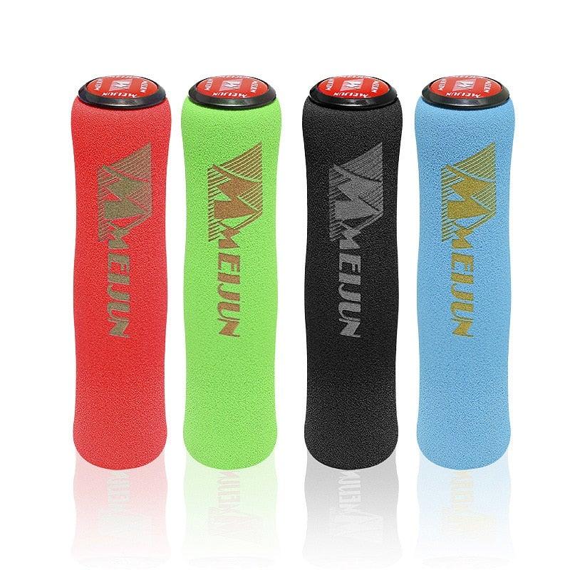 Silicone Bike Bicycle Grips Sponge Handlebar Soft Ultralight Grips Brake Grips Silicone Glove Handle Soft Sponge Non - Slip Bicycle Handle With End Holding Shock Resistance Absorbent Comfortable Design - UrbanCycling.com