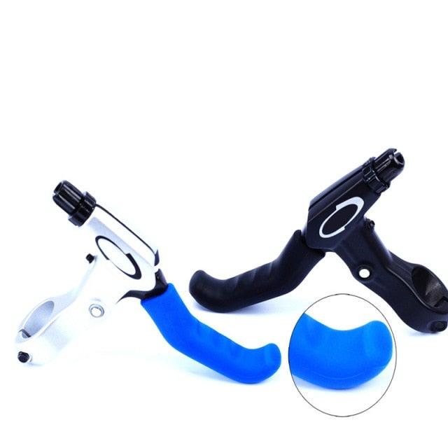 Silicone Bike Bicycle Grips Sponge Handlebar Soft Ultralight Grips Brake Grips Silicone Glove Handle Soft Sponge Non - Slip Bicycle Handle With End Holding Shock Resistance Absorbent Comfortable Design - UrbanCycling.com