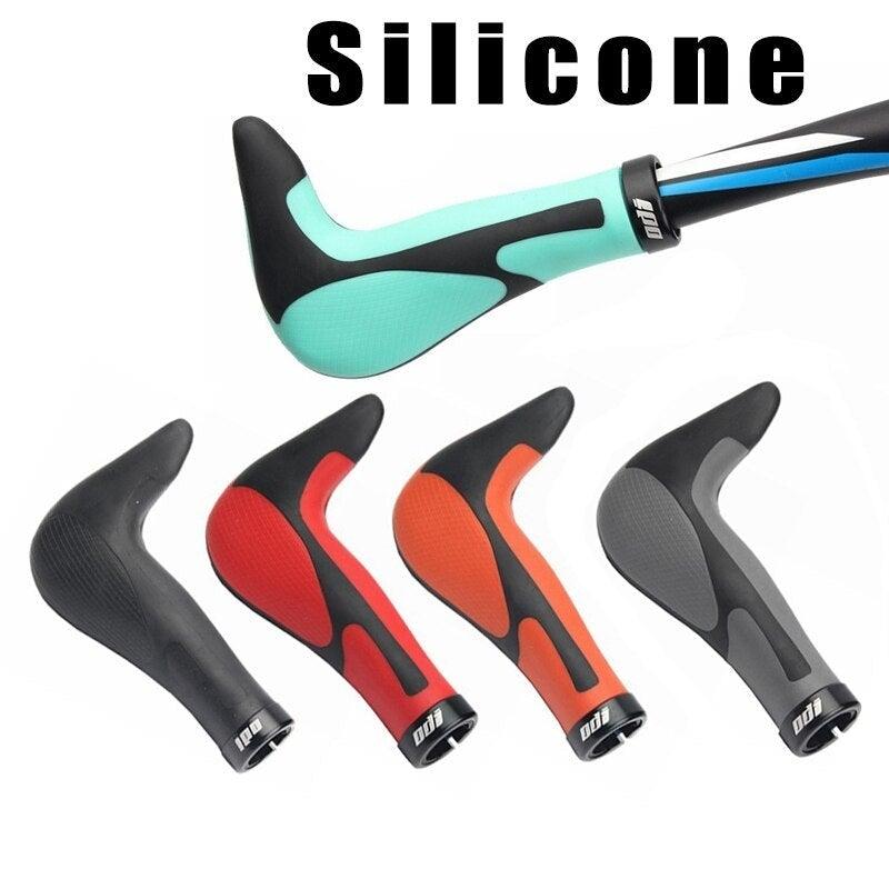 Silicone Bike Grips Soft Mountain Bike Grips Handlebar Aluminum Alloy Lock Ring Bike Handle Grips Bicycle Ergonomic Handle Bar End Grips Comfort Soft Lightweight Handle Bar Grips Lock On For Mountain Bike Cycling - UrbanCycling.com