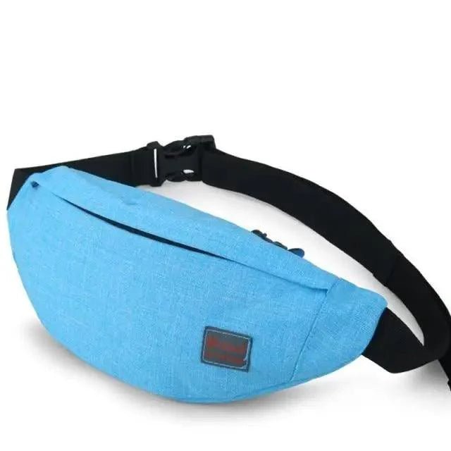 Simple Style Fanny Pack for Running Cycling Workout Men Women Waist Pouch Bag Black Classic Women Belt Bag Pouch For Money Phone Black Bum Hip Bag - UrbanCycling.com