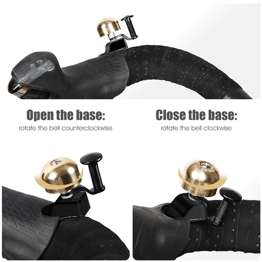 Small Bicycle Bell Mountain Road Bike Horn Sound Alarm Motor Riding Safety Ring Cycling Accessories Bike Bell Classic Bicycle Bell For Bike Ring Bell With Loud Sound Bells For Road Mountain Bike Handlebars Adults - UrbanCycling.com