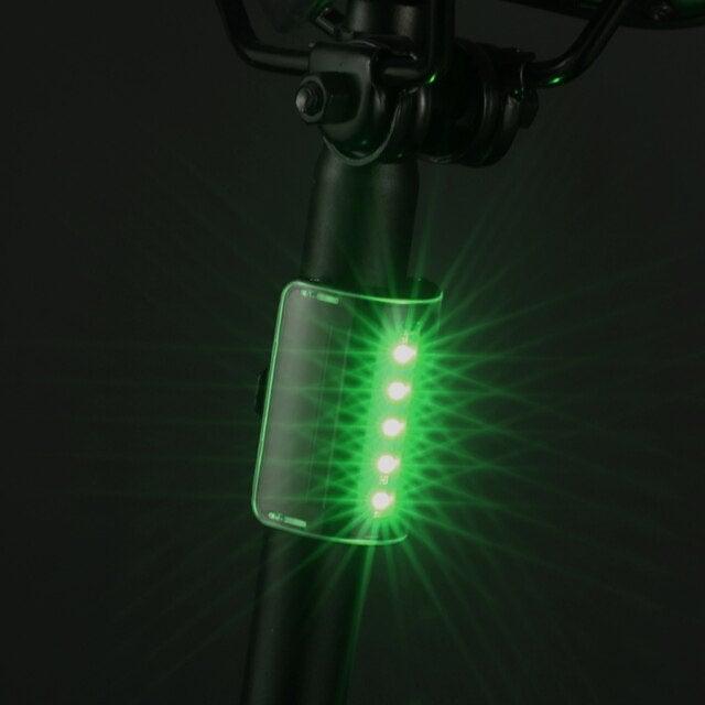 Smart Bike Light Wireless Remote Control Cycling Turning Signal Taillight USB Bicycle Rechargeable Rear Light LED Warning Lamp USB Bicycle Tail Light Wireless Remote Control Back Bike Light For Night Riding Safety Warning Cycling Lights - UrbanCycling.com