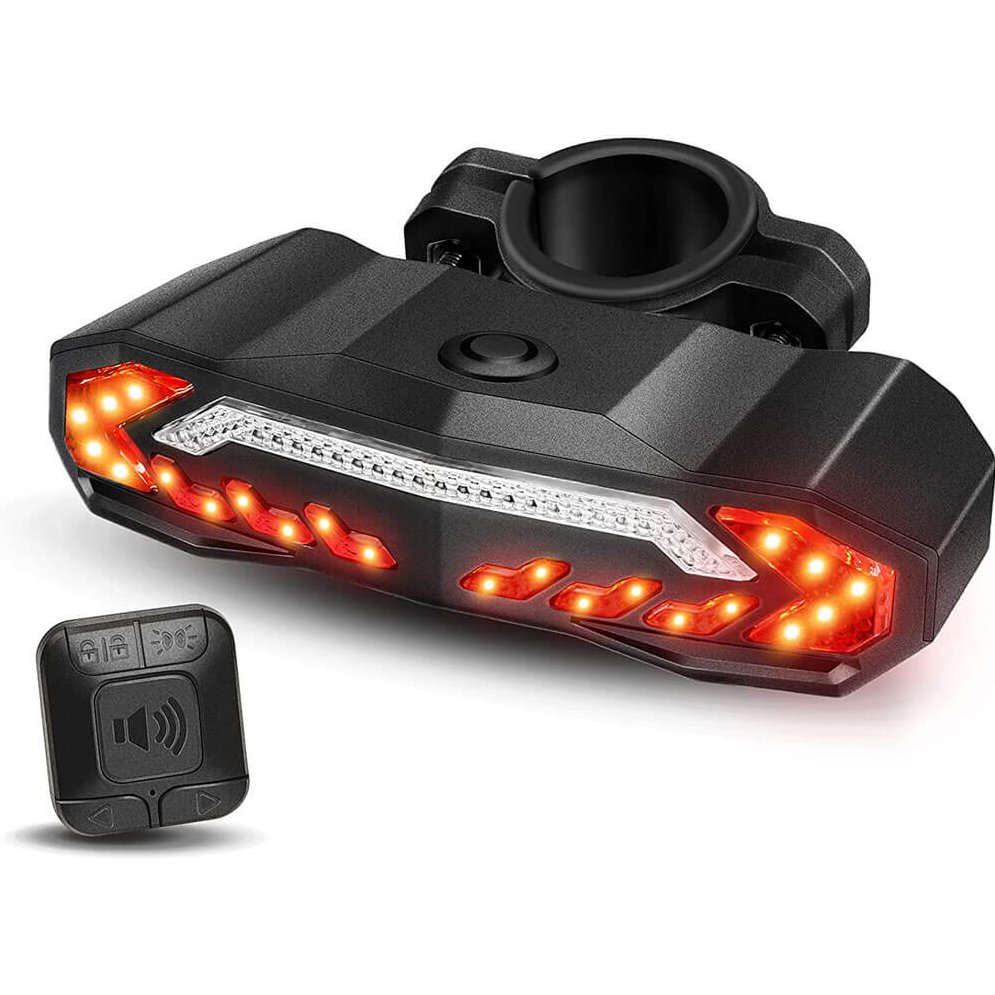 Smart Bike Tail Light | Turn Signals | Alarm Kit w/Remote Control - UrbanCycling.com