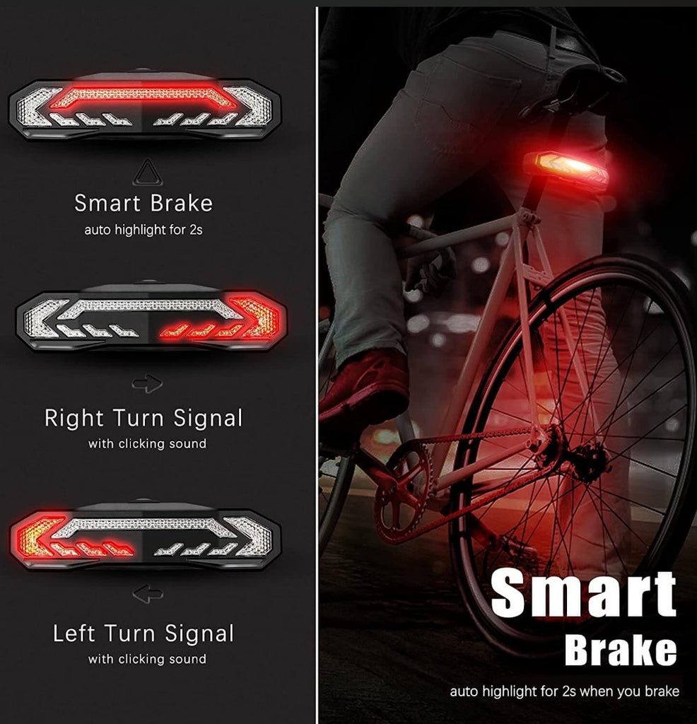 Smart Bike Tail Light | Turn Signals | Alarm Kit w/Remote Control - UrbanCycling.com