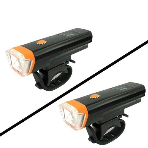 Smart Induction Bicycle Front Light Set USB Rechargeable Rear Light LED Headlight Bike Lamp Cycling Flash Light Front And Rear Rechargeable Waterproof Bike Headlight And Tail Light Set Smart Bright Bike Lights For Bike - UrbanCycling.com