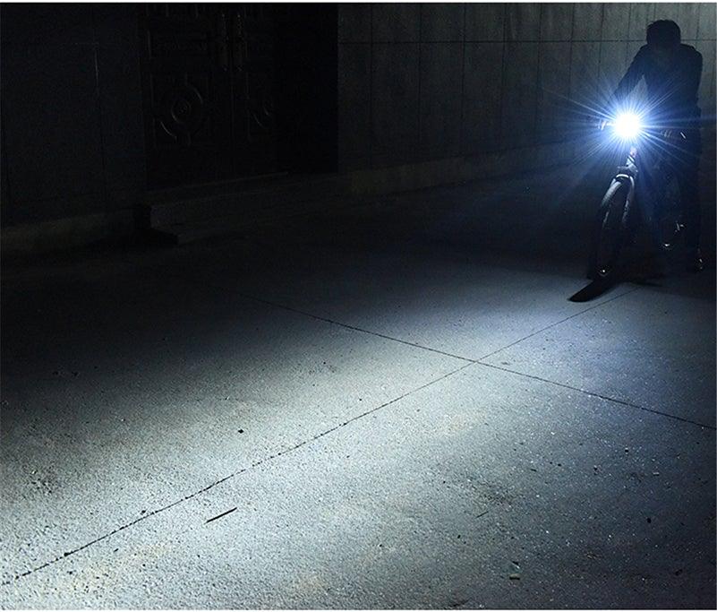 Smart Waterproof Bicycle Light USB Rechargeable Bike Front Light Flashlight With Bike Computer LCD Speedometer Waterproof Bicycles Light And Odometer Horn For Safe Cycling 4 Modes Fits For All Mountain Road Bikes - UrbanCycling.com