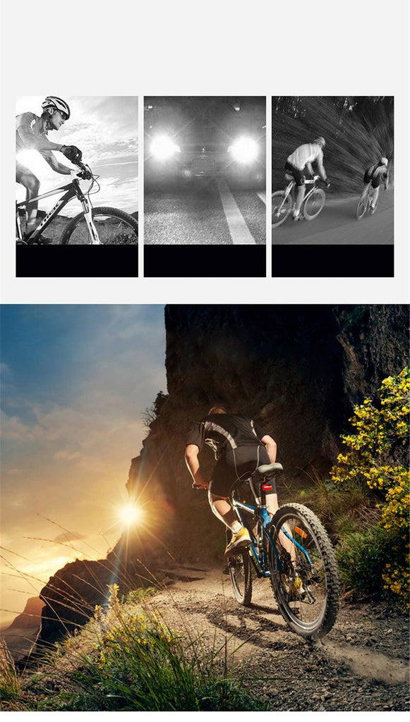 Smart Waterproof Bicycle Light USB Rechargeable Bike Front Light Flashlight With Bike Computer LCD Speedometer Waterproof Bicycles Light And Odometer Horn For Safe Cycling 4 Modes Fits For All Mountain Road Bikes - UrbanCycling.com