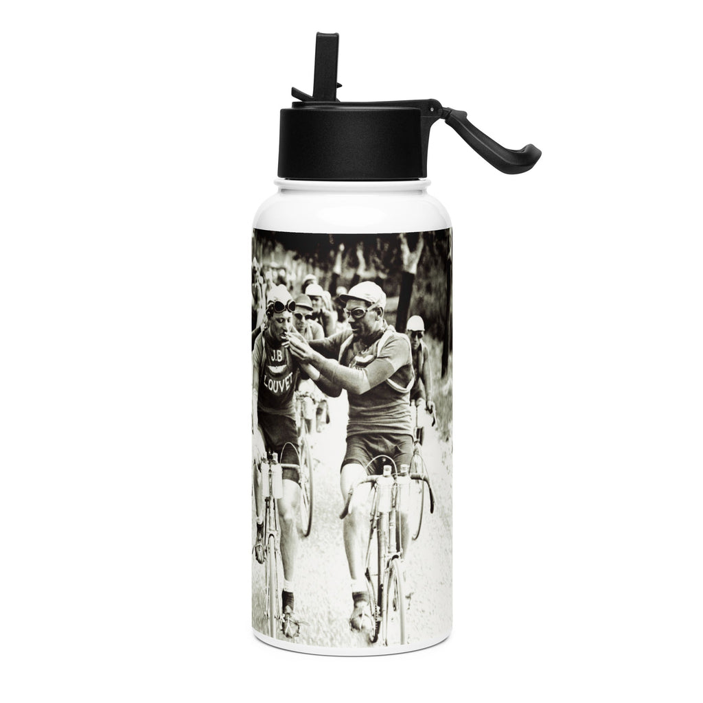 Smokers, A Tour De France Stainless steel water bottle with a straw lid - UrbanCycling.com