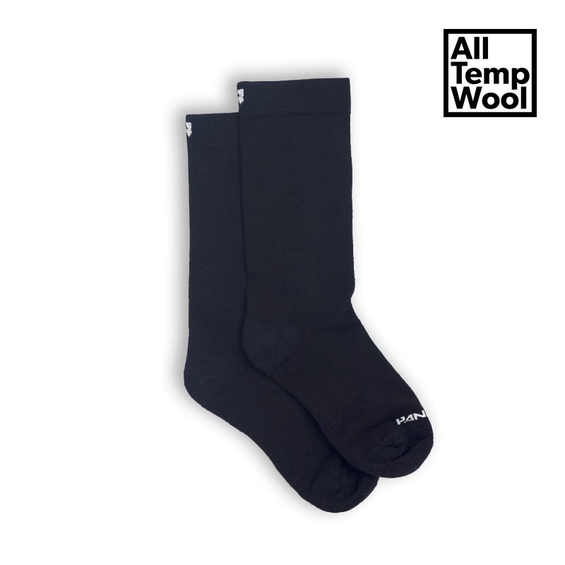 Socks - Black Logo Wool - UrbanCycling.com