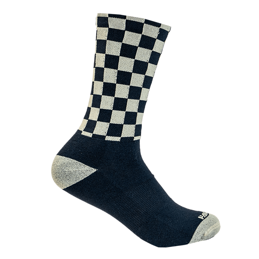 Socks - Checkered Black/Tan - UrbanCycling.com
