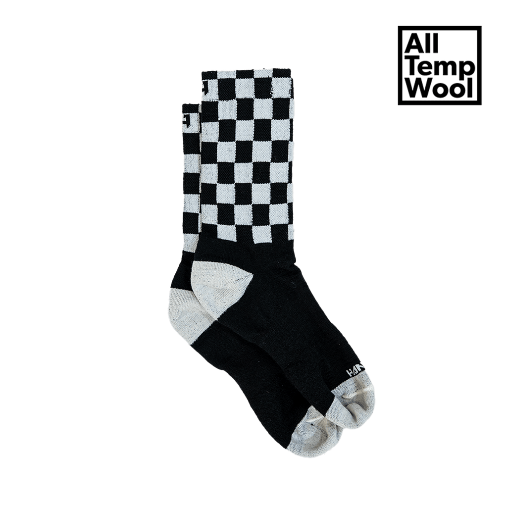 Socks - Checkered Wool - UrbanCycling.com