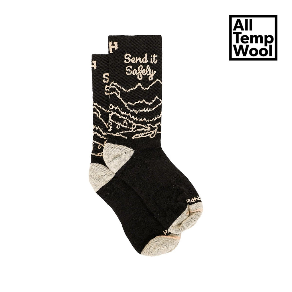 Socks - Send It Safely Wool - UrbanCycling.com