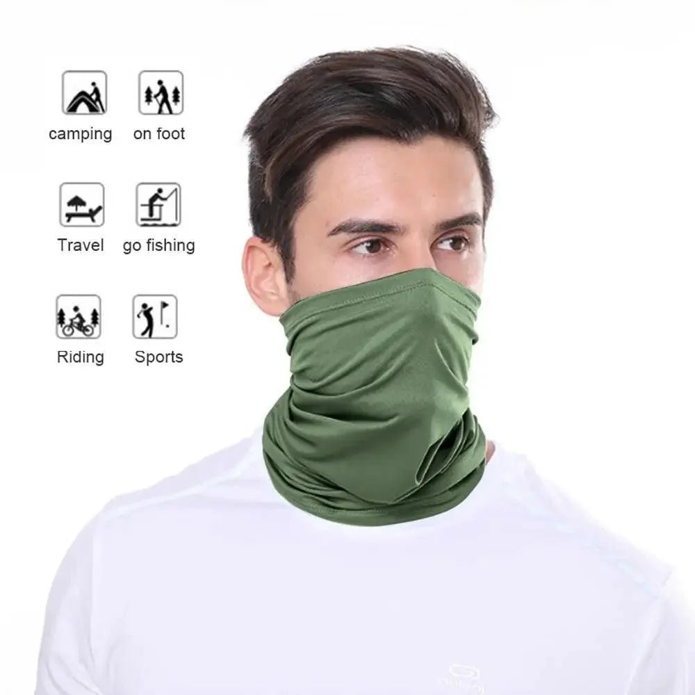 Soft And Comfortable Silk Scarf Unisex Magic Scarf Outdoor Sports Bicycle Headband Bike Cycling Neck Tube Warmer Riding Bandanas Face Mask - UrbanCycling.com