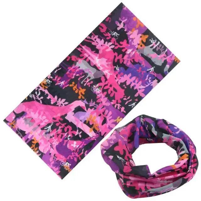 Soft And Comfortable Silk Scarf Unisex Magic Scarf Outdoor Sports Bicycle Headband Bike Cycling Neck Tube Warmer Riding Bandanas Face Mask - UrbanCycling.com