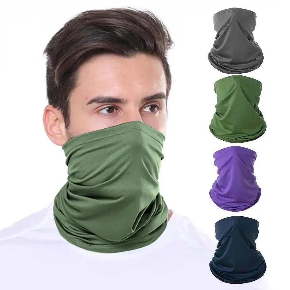 Soft And Comfortable Silk Scarf Unisex Magic Scarf Outdoor Sports Bicycle Headband Bike Cycling Neck Tube Warmer Riding Bandanas Face Mask - UrbanCycling.com