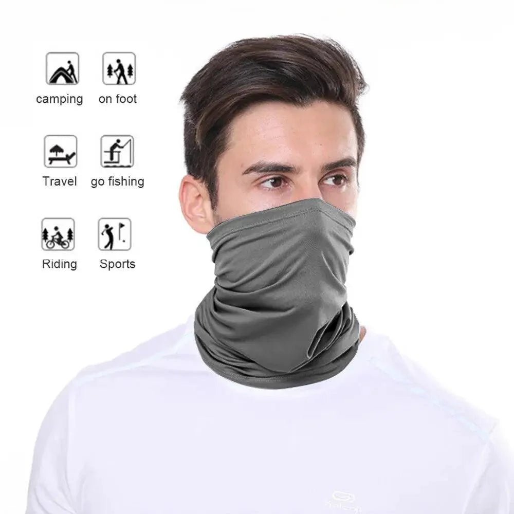 Soft And Comfortable Silk Scarf Unisex Magic Scarf Outdoor Sports Bicycle Headband Bike Cycling Neck Tube Warmer Riding Bandanas Face Mask - UrbanCycling.com