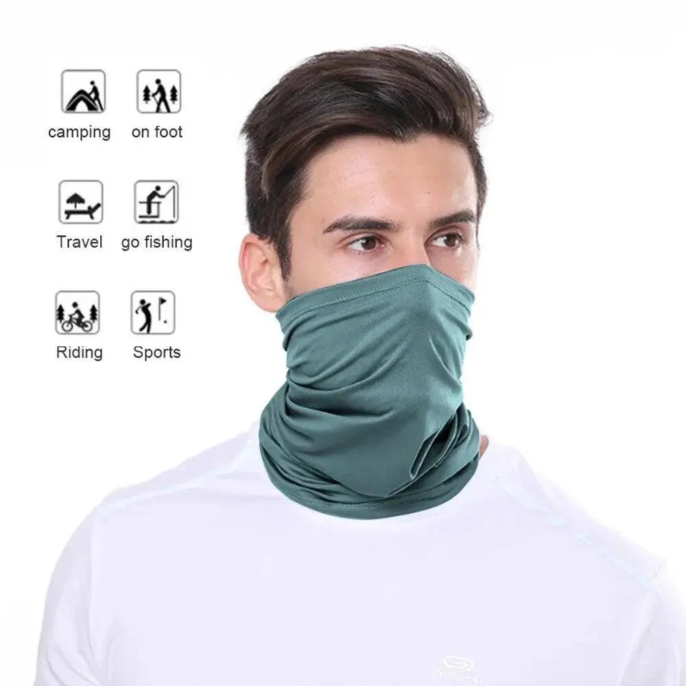 Soft And Comfortable Silk Scarf Unisex Magic Scarf Outdoor Sports Bicycle Headband Bike Cycling Neck Tube Warmer Riding Bandanas Face Mask - UrbanCycling.com