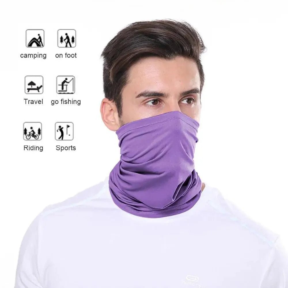 Soft And Comfortable Silk Scarf Unisex Magic Scarf Outdoor Sports Bicycle Headband Bike Cycling Neck Tube Warmer Riding Bandanas Face Mask - UrbanCycling.com