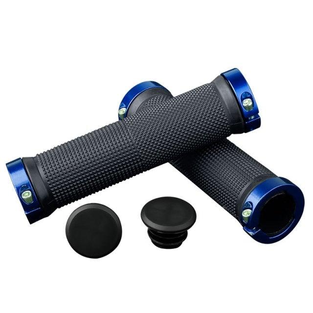 Soft Bicycle Grip Shock Absorption Road Bike Handlebar Cover Aluminium Alloy Lock Rubber Anti - slip Cycling Handle Grips Bike Handle Non Slip Soft Rubber Grips Mountain Bicycle Lock On Handle Bar - UrbanCycling.com