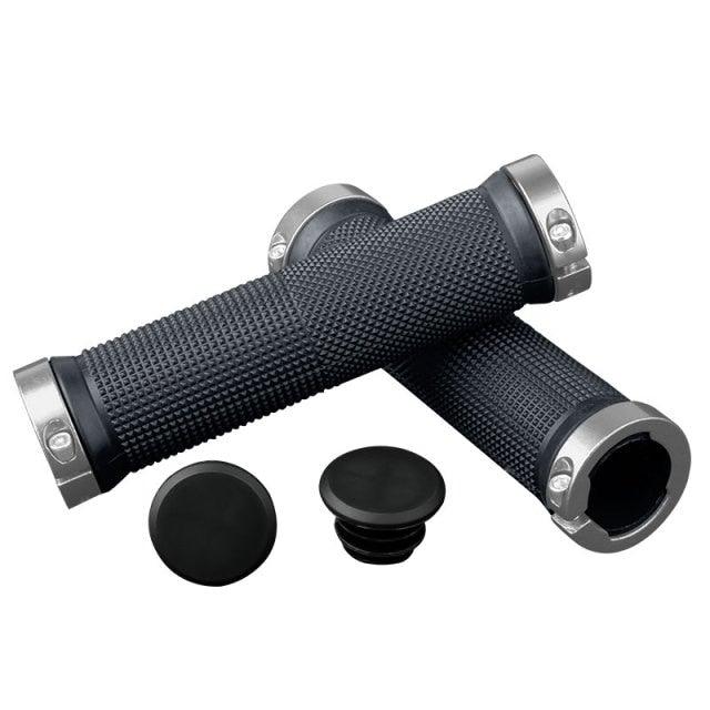 Soft Bicycle Grip Shock Absorption Road Bike Handlebar Cover Aluminium Alloy Lock Rubber Anti - slip Cycling Handle Grips Bike Handle Non Slip Soft Rubber Grips Mountain Bicycle Lock On Handle Bar - UrbanCycling.com